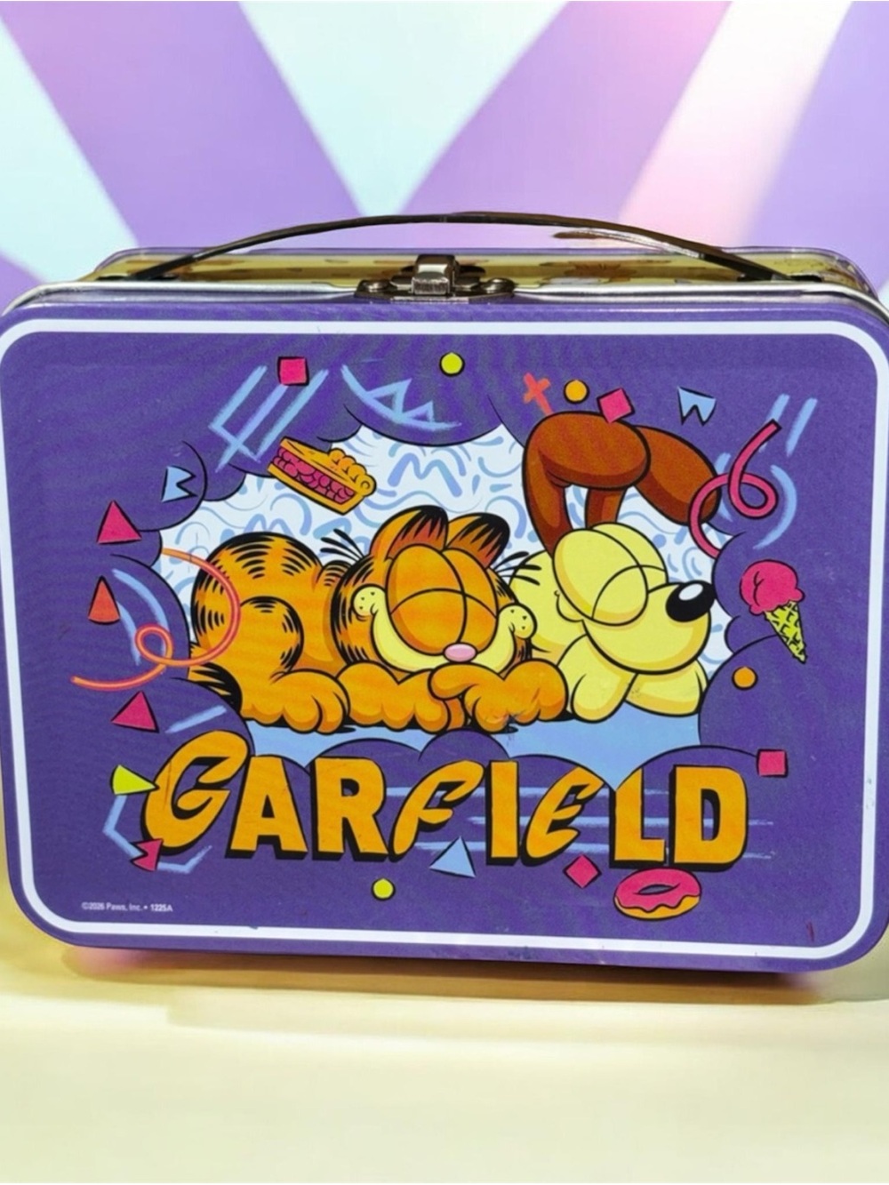 Nickelodeon Garfield mini Square Tin Lunch Box
